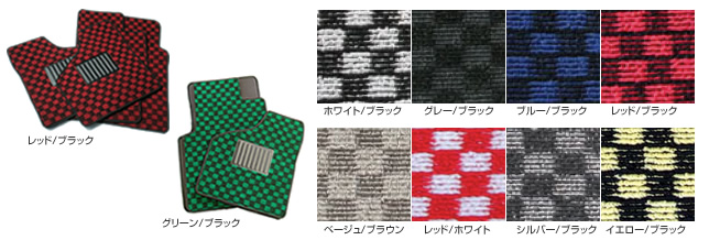 フロアマット(チェック)